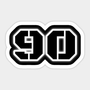 90 sports Sticker